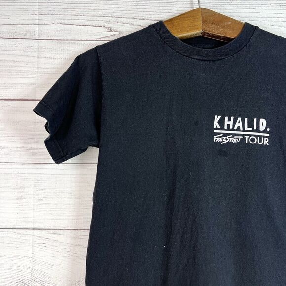 Khalid Free Spirit 2019 Tour Concert Short Sleeve T Shirt Unisex Black Size S - Picture 3 of 9